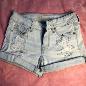 American eagle jean shorts